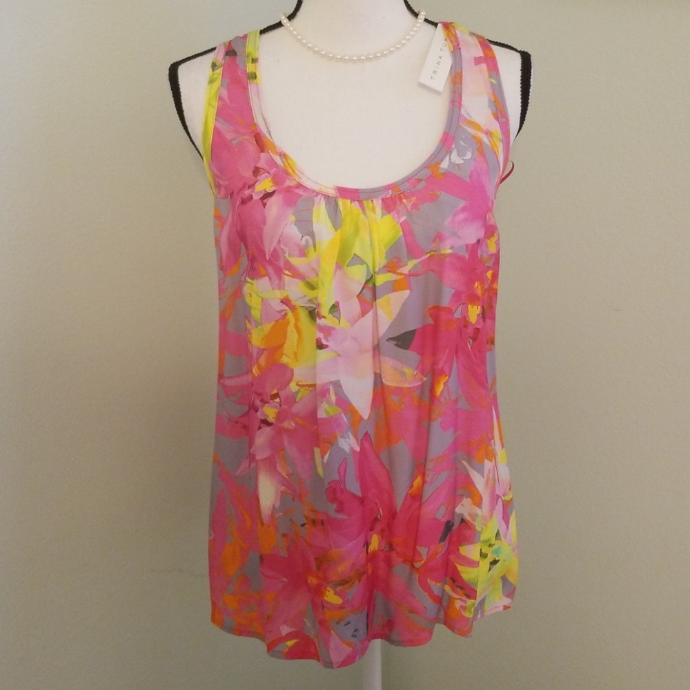 Trina Turk Floral Blouse